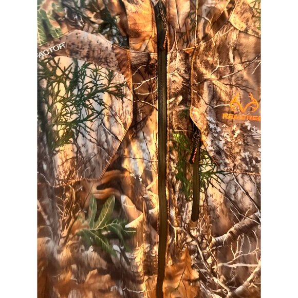 RealTree Mens Camouflage Outdoor hunting Full Zip Work wear Jacket Sz Large - Picture 3 of 8
